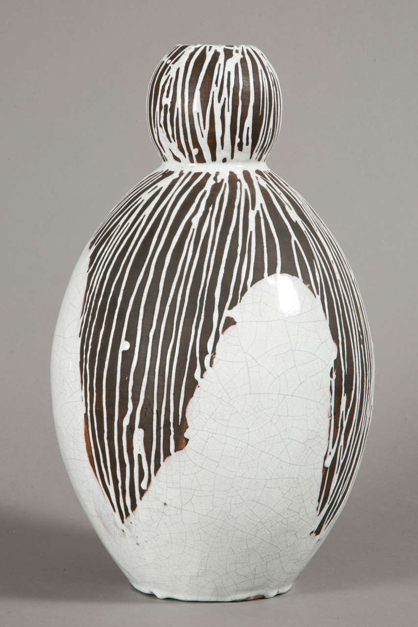 Enameled Terracotta Vase, 1930 by Primavera 2