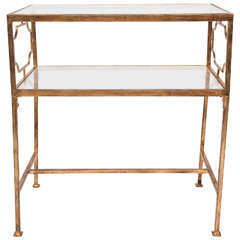 French Gilt Iron Side Table in the Style of Maison Jansen 4