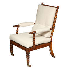Antique 19th Century Bobbin Chair
