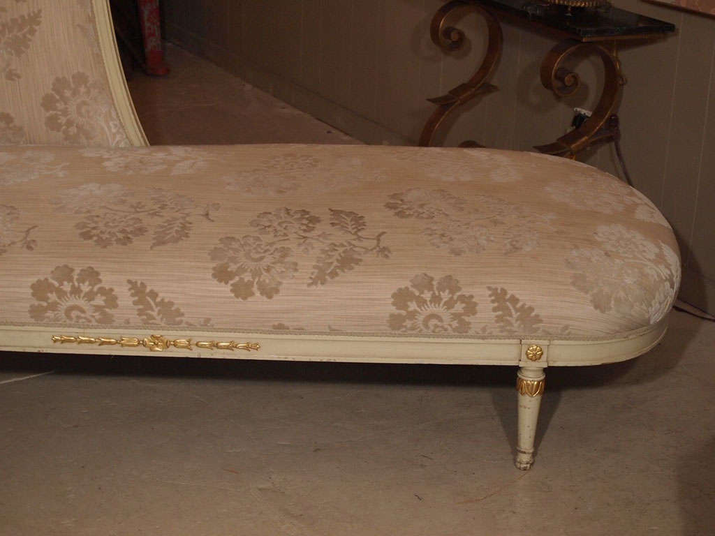 19th Century Large-Scale Chaise Longue