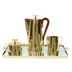 Vintage Tommi Parzinger Serving Set with Tray