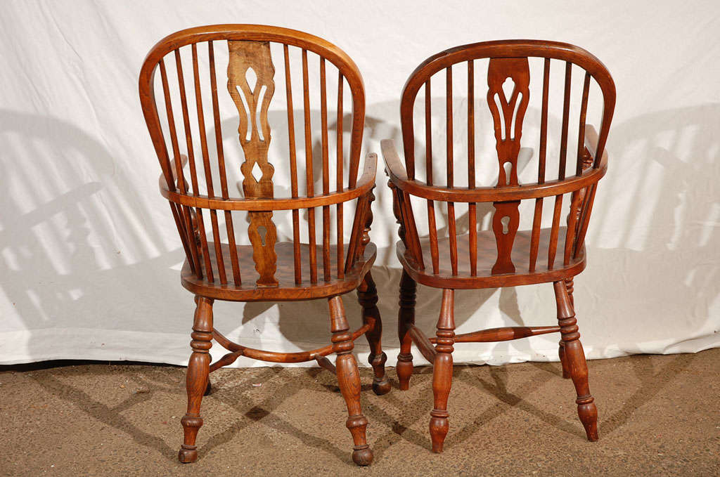 English Windsor Arm Chairs 1