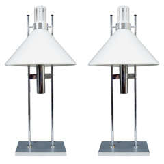 Pair of Mid-Century Table Lamps by Robert Sonneman