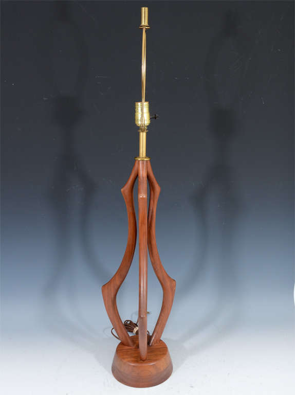 Mid Century Danish Modern Sculptural Table Lamps