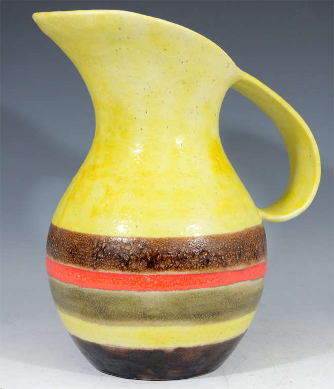 rare and early guido gambone modern pitcher