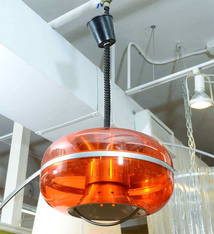 Mid Century Space Age Globe Light by Dijkstra
