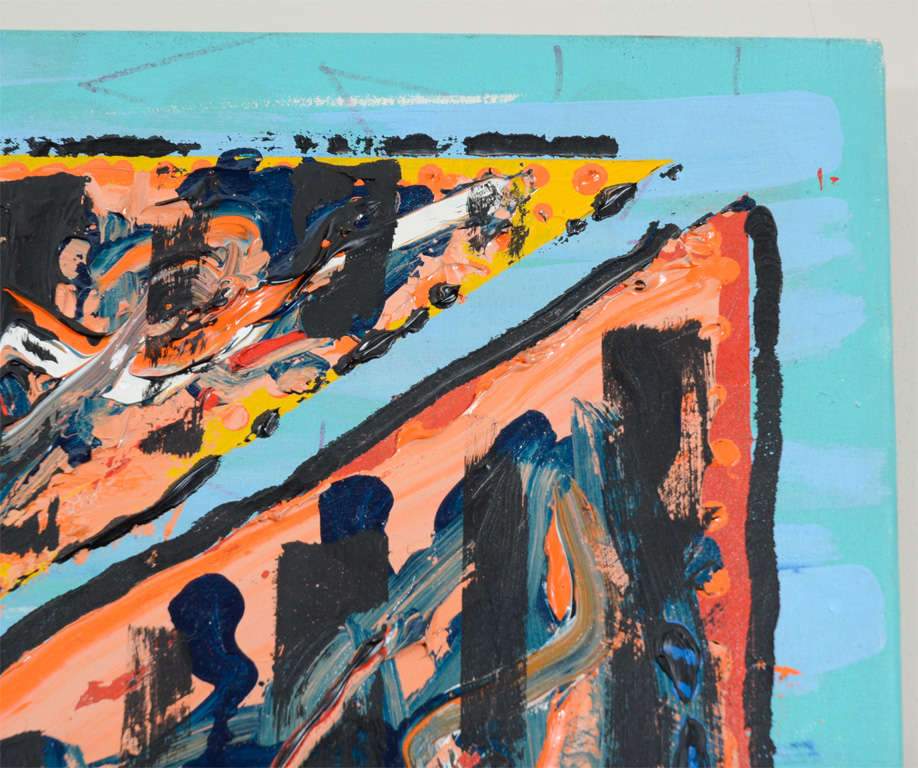 American Abstract Oil on Canvas by Noted New York Artist Jamie Dalglish