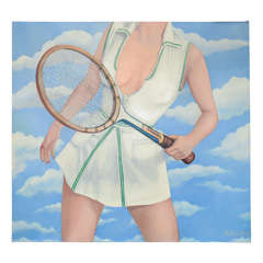 Mary Ann Leitch Painting from her Femme Fatale - Ladies series