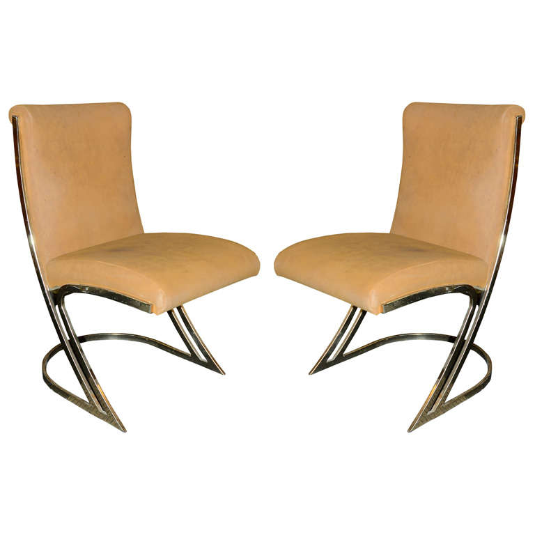 Mid Century Set of 6 Dining Chairs by Pierre Cardin