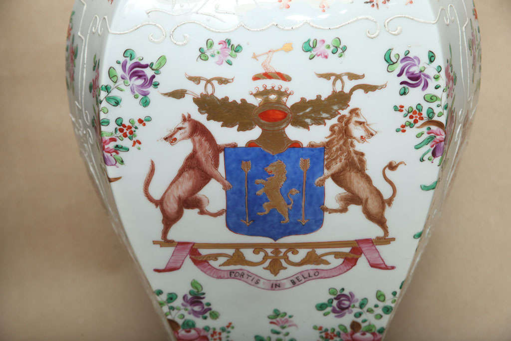 Three Piece Samson Armorial Garniture 3