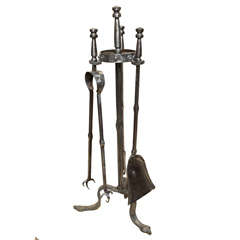 Set of Cotswold School Firetools and Stand