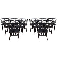 Set of 12 Swedish Modernist Dining Chairs