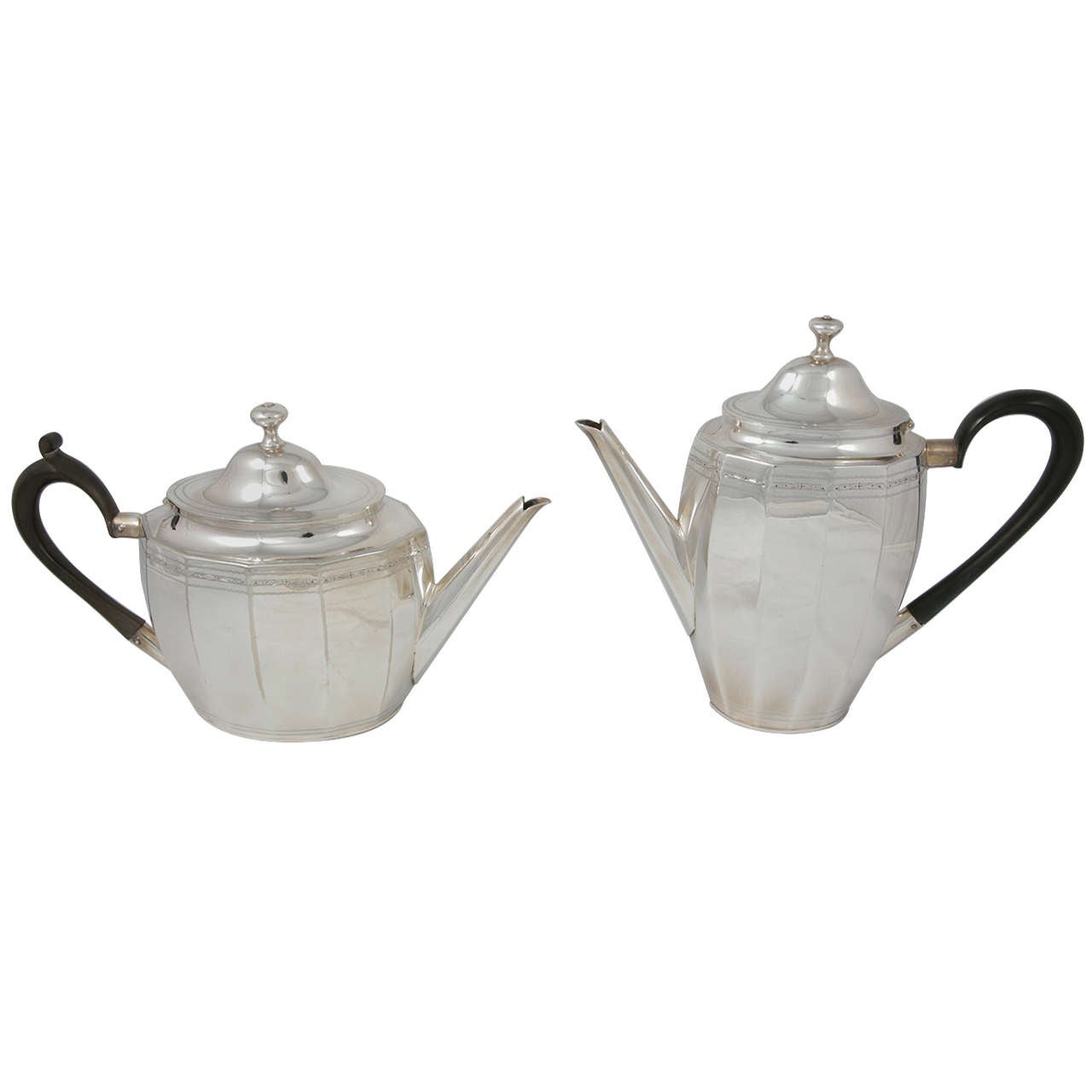 Coffee and Tea Pot Set For Sale at 1stDibs