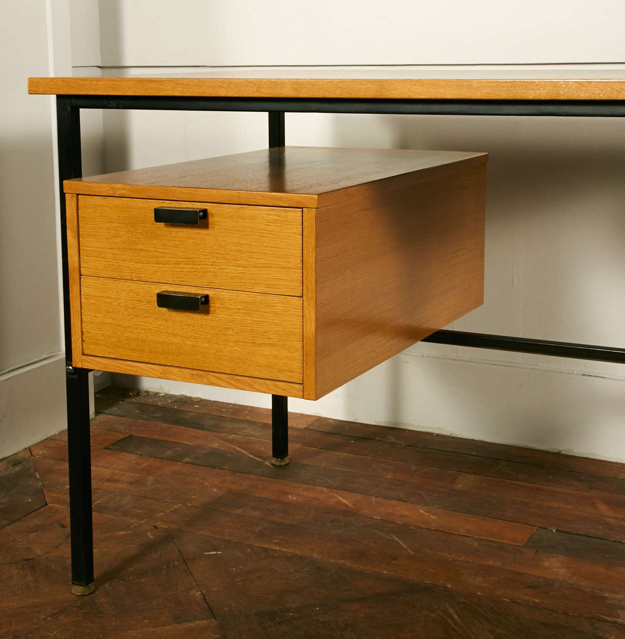 Oak 1950's Desk For Sale