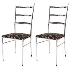 Pair of Ladder-Back Side Chairs