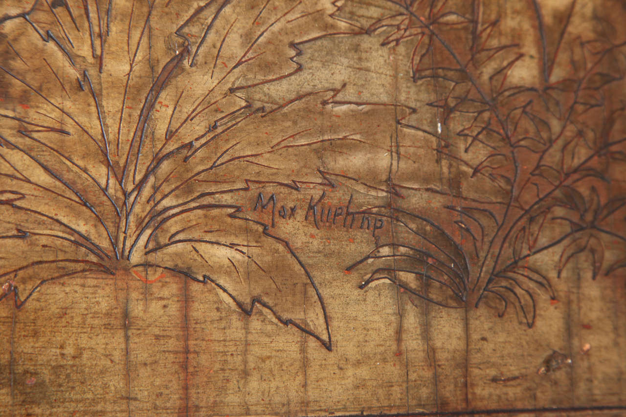 Gold Leaf Max Kuehne Low Rectangular Table