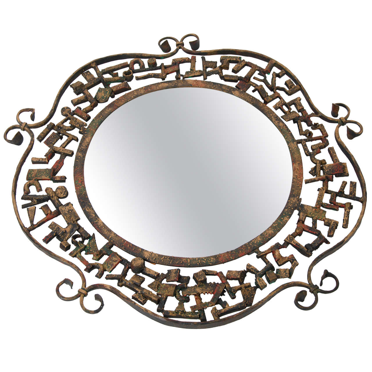 Sculptural Frame mirror