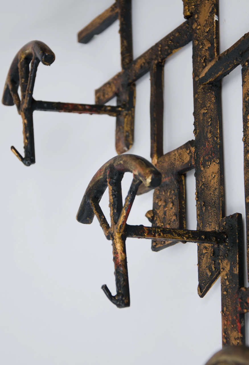 Late 20th Century Sculptural coat hooks