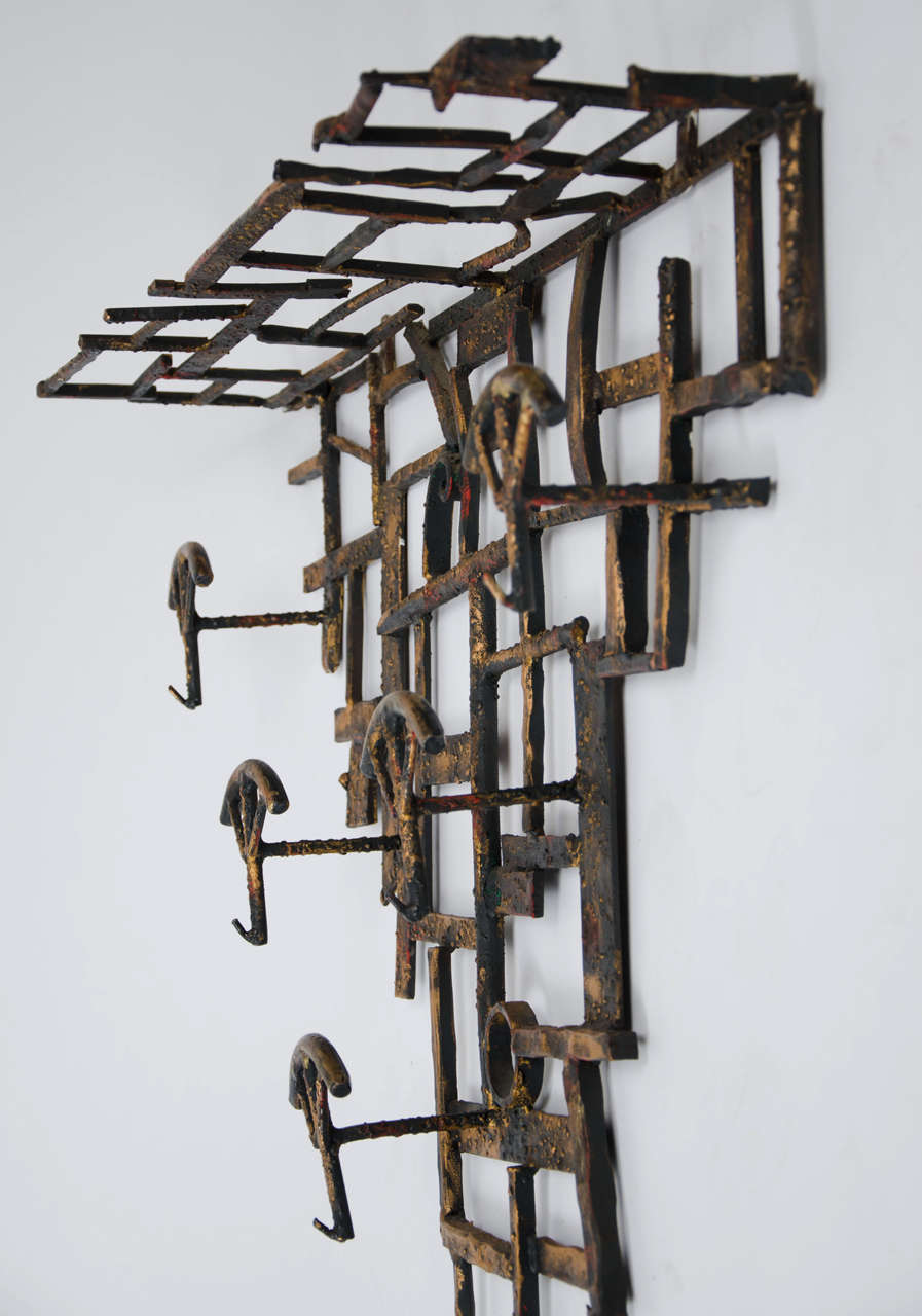 Sculptural coat hooks 1