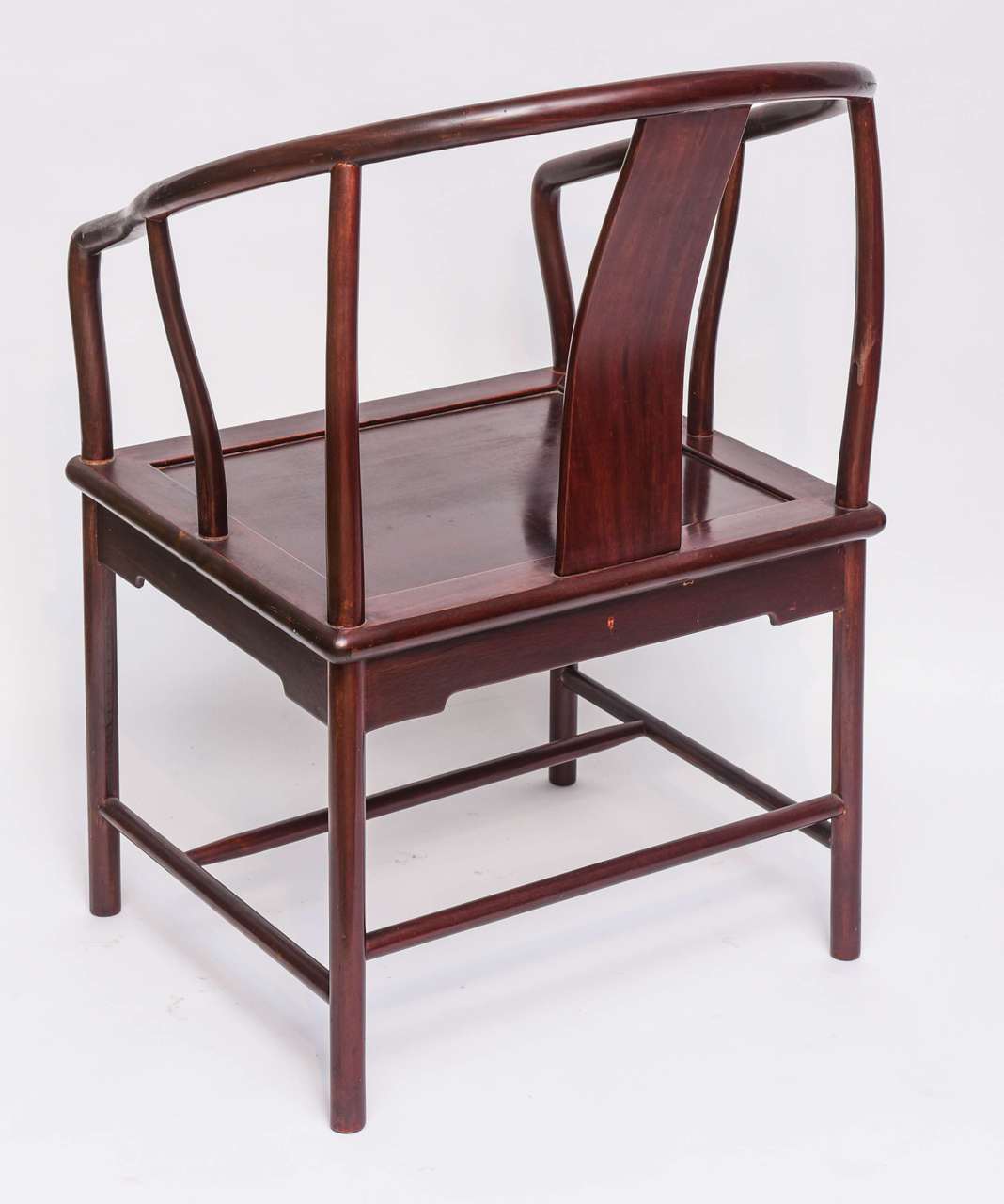 Pair of Chinese Horseshoe Chairs, 20th century 2