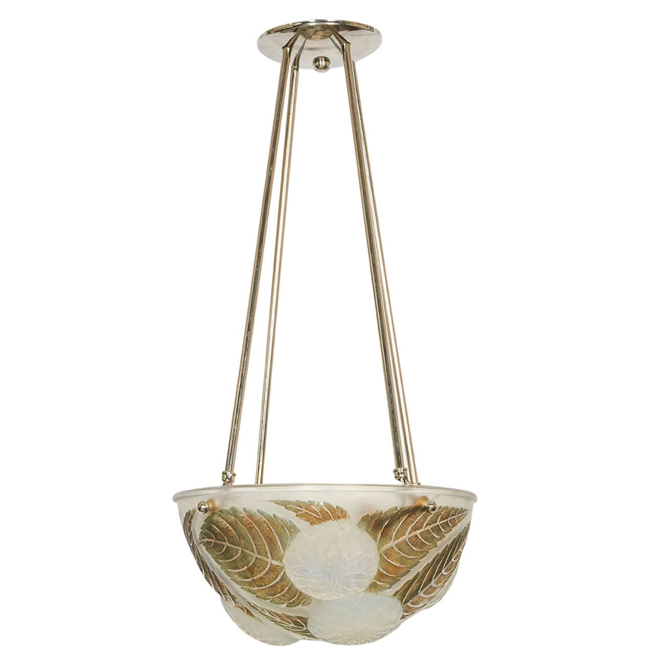 Rene Lalique Chandelier "Dahlias"