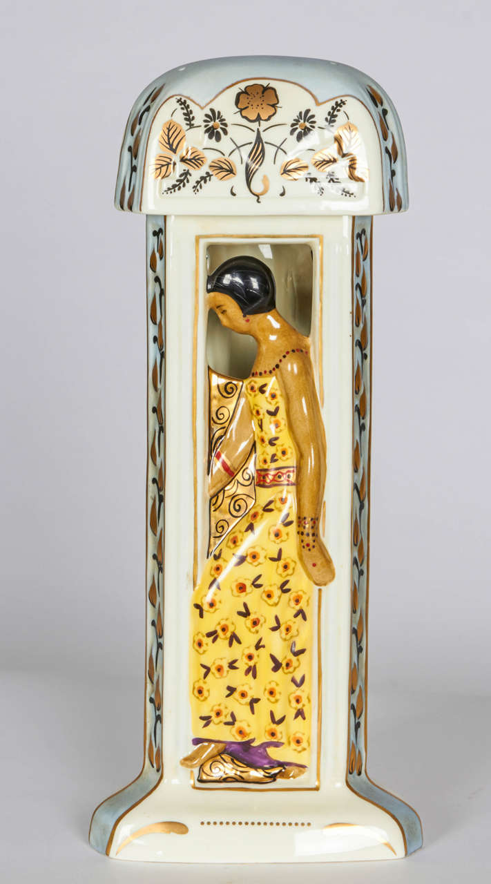 Mid-20th Century French Art Deco Table Lamp, Perfume Burner