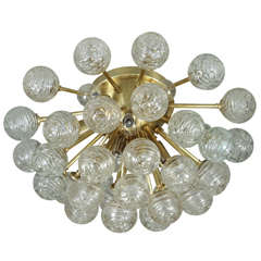 Spectacular Sputnik Flush Mount by Doria Lighting Co