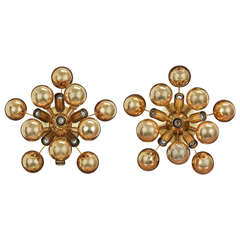 Pair of 1960s Sputnik Sconces