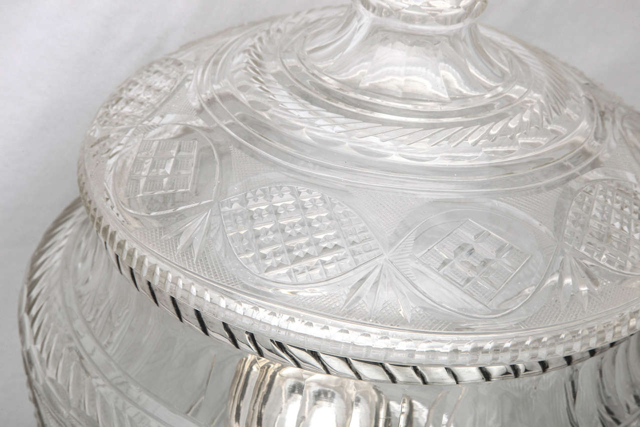 19th Century Continental '.800' Silver-Mounted Pedestal Based Punch Bowl For Sale 2