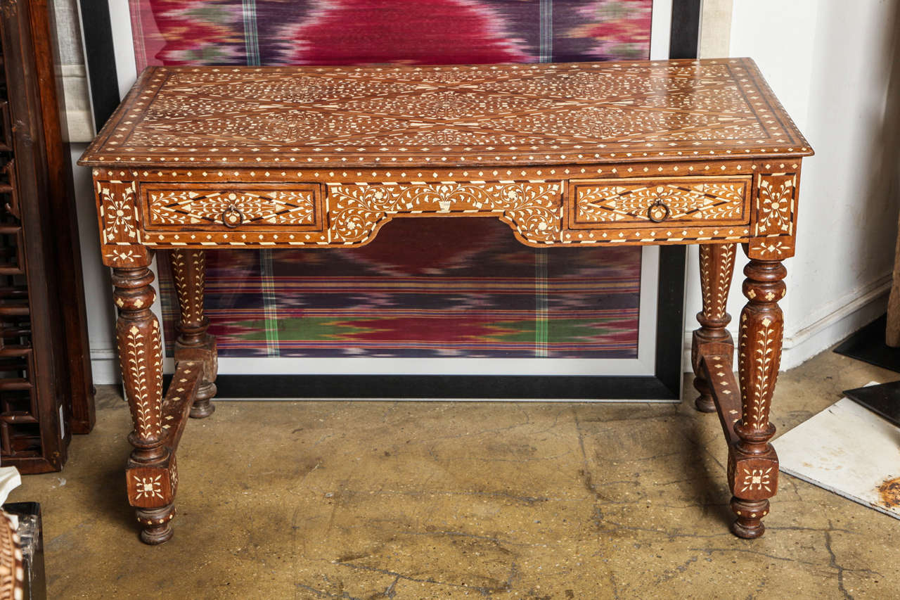 Bone Inlaid Desk