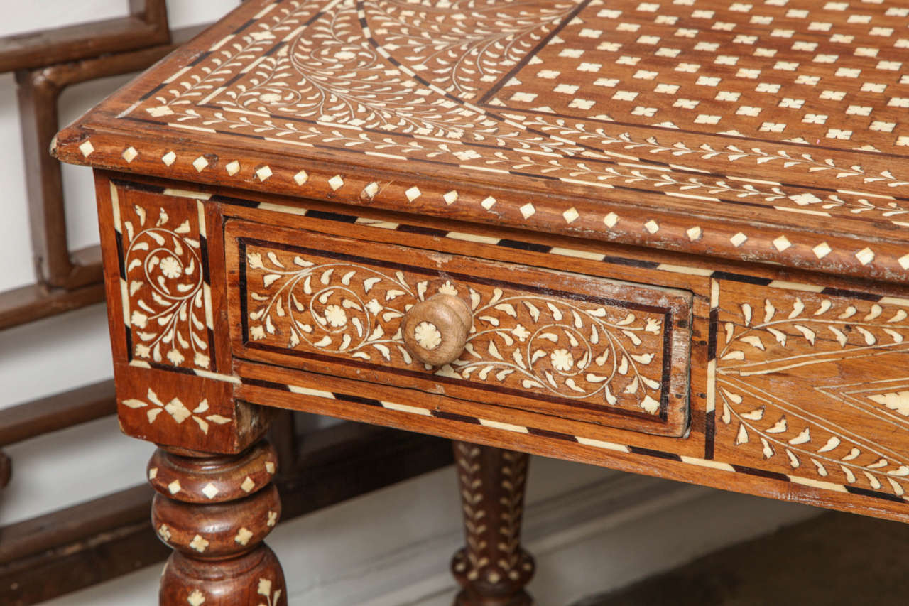 Bone Inlaid Desk at 1stDibs bone inlay desk, bone inlay writing desk