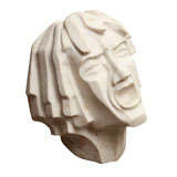 Marble Head Sculpture