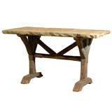 Antique Stone Top Table