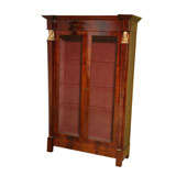 French Empire Mahogany and Giltwood Biblioteque