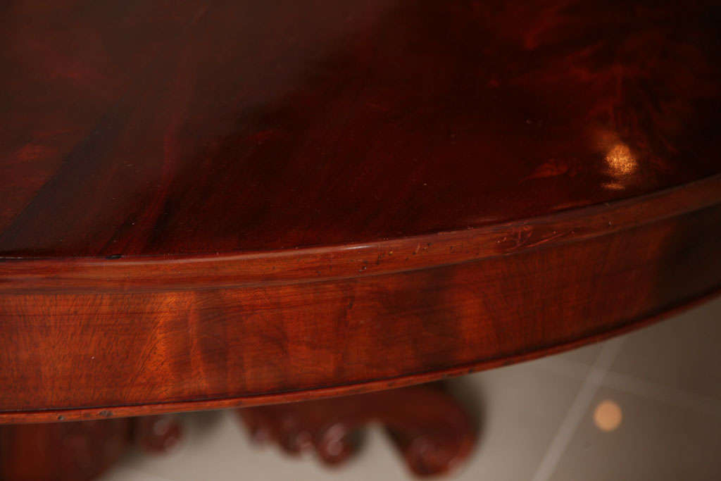 19th Century William IV Mahogany Center/Dining Table For Sale