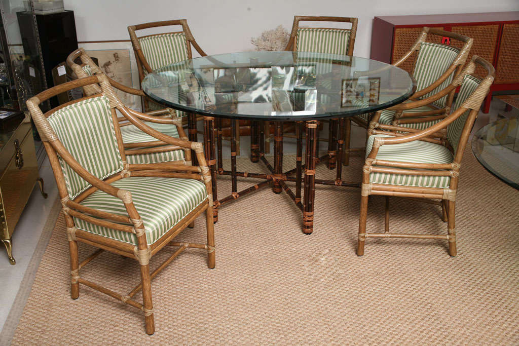 McGuire Bamboo  Dining Table