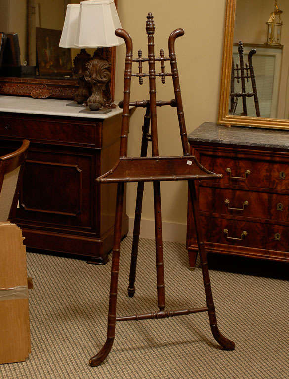 19th Century French Faux Bamboo Display Easel 5