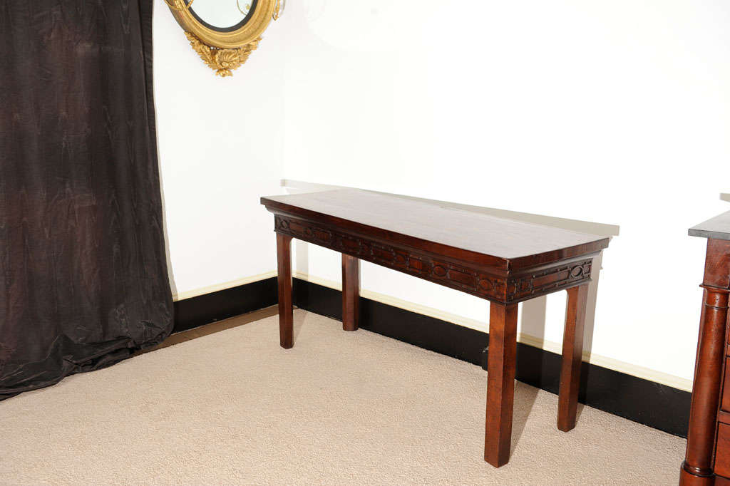 Chinese Chippendale Console