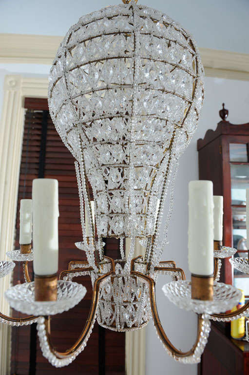Late 20th Century Chandelier in the Shape of a Hot Air Balloon