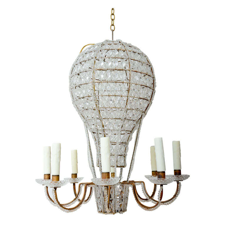 Chandelier in the Shape of a Hot Air Balloon