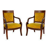 Pair of Empire Fauteils (arm chairs)