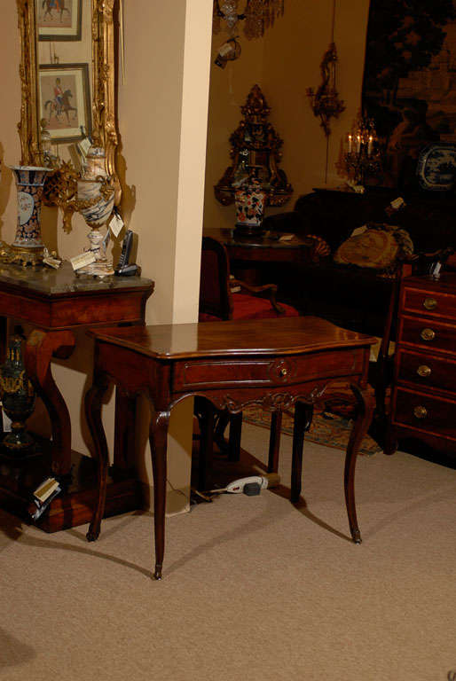 French 18th Century Louis XV Walnut Console Table