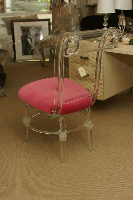 Helena Rubinstein Style Lucite Chair 3