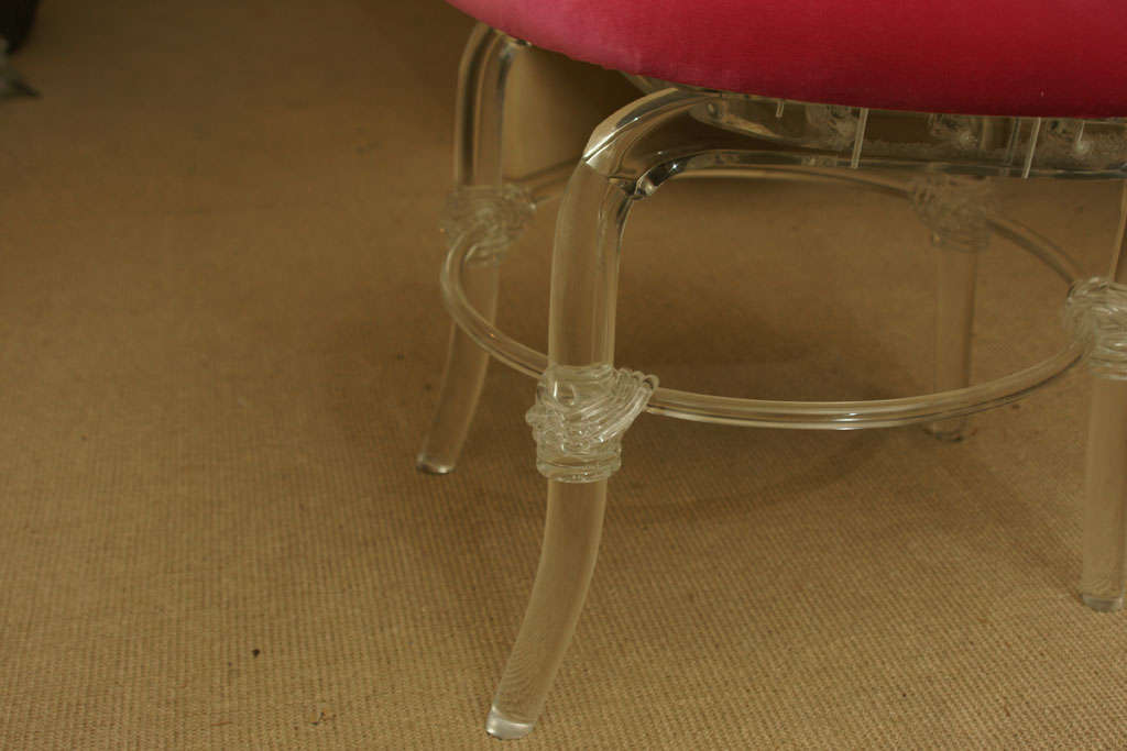 Helena Rubinstein Style Lucite Chair 4