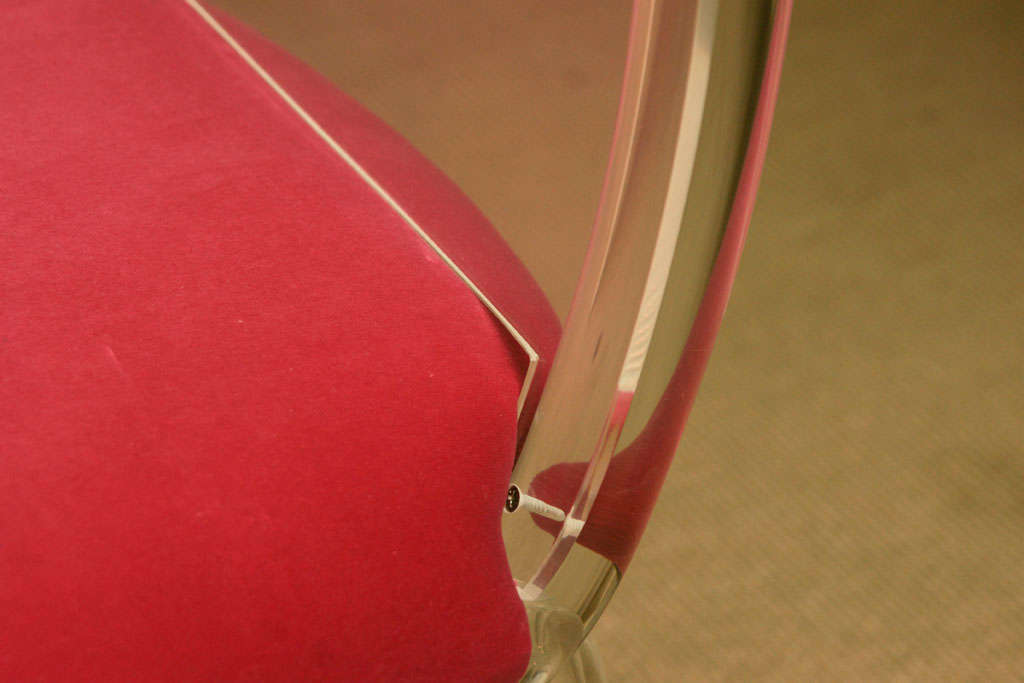 Helena Rubinstein Style Lucite Chair 6