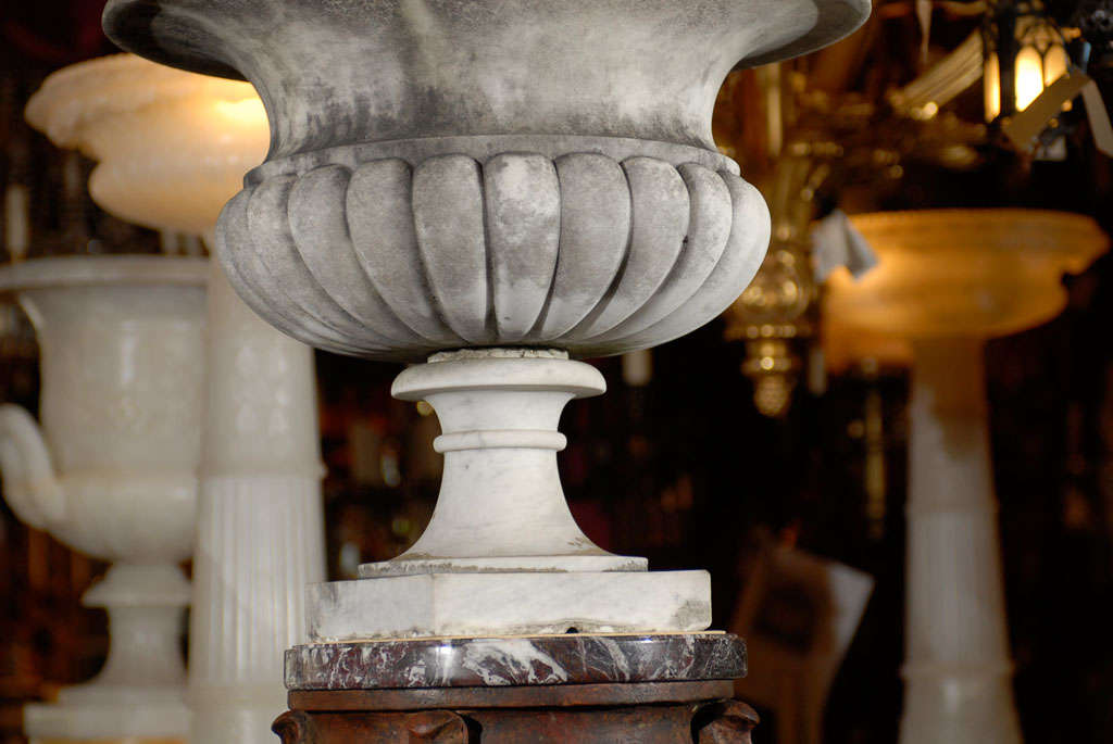 French Marble urns For Sale