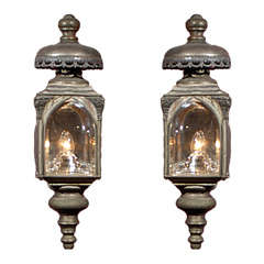 Antique Pair carriage lanterns