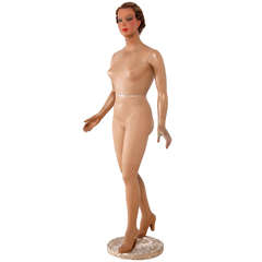 1930's Mannequin signed by Siegel Paris