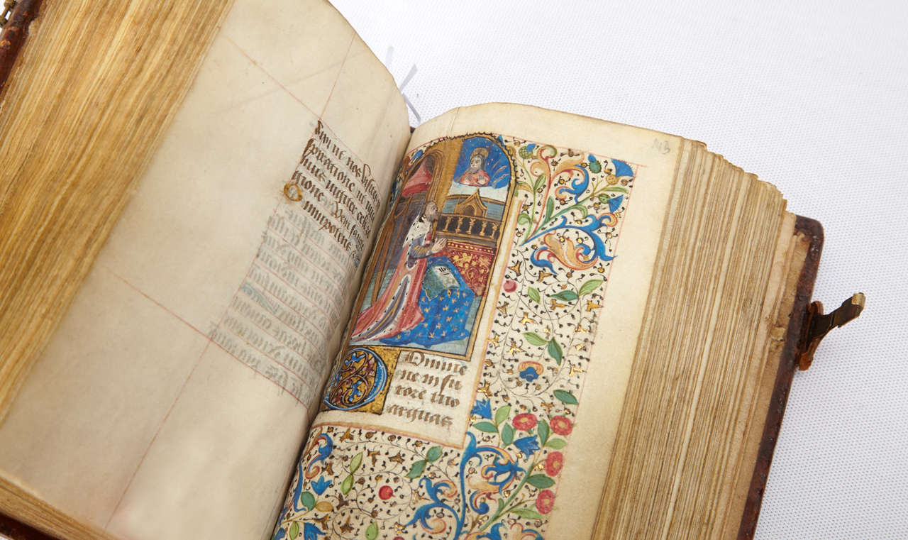 Illuminated Manuscript Book of Hours 15th Century. 1