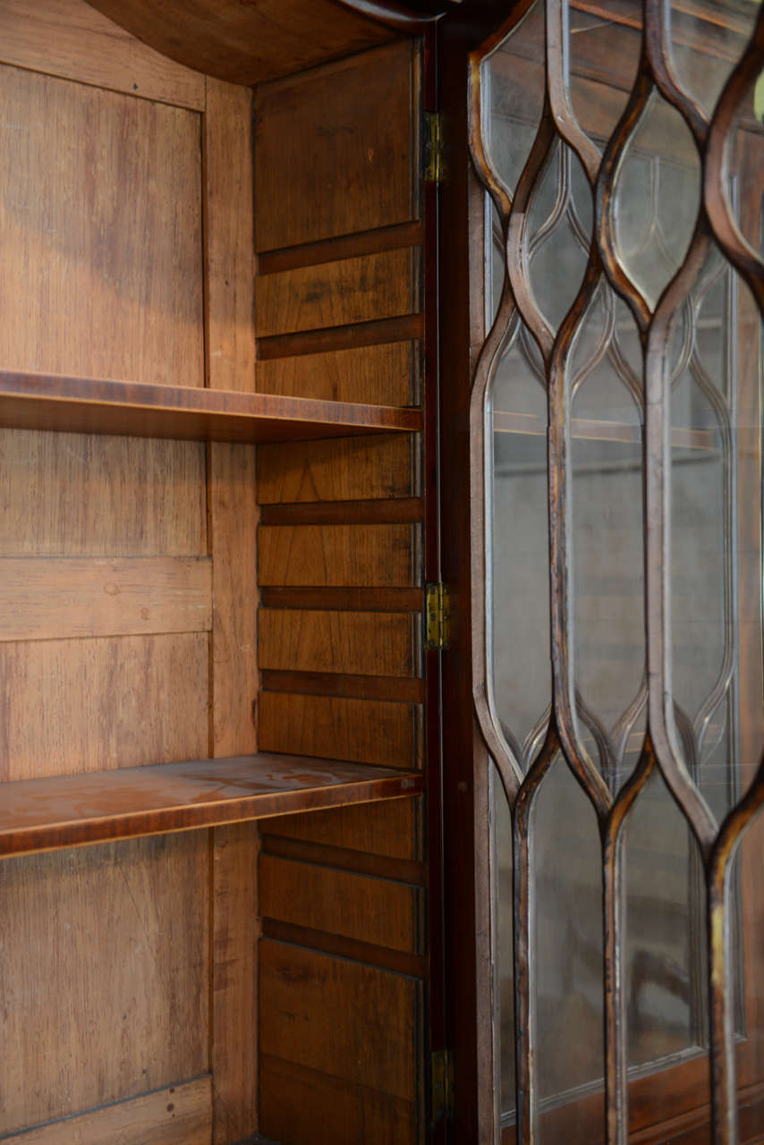 Fine Baltic Neoclassic Mahogany Breakfront, Late 18th Century For Sale 4